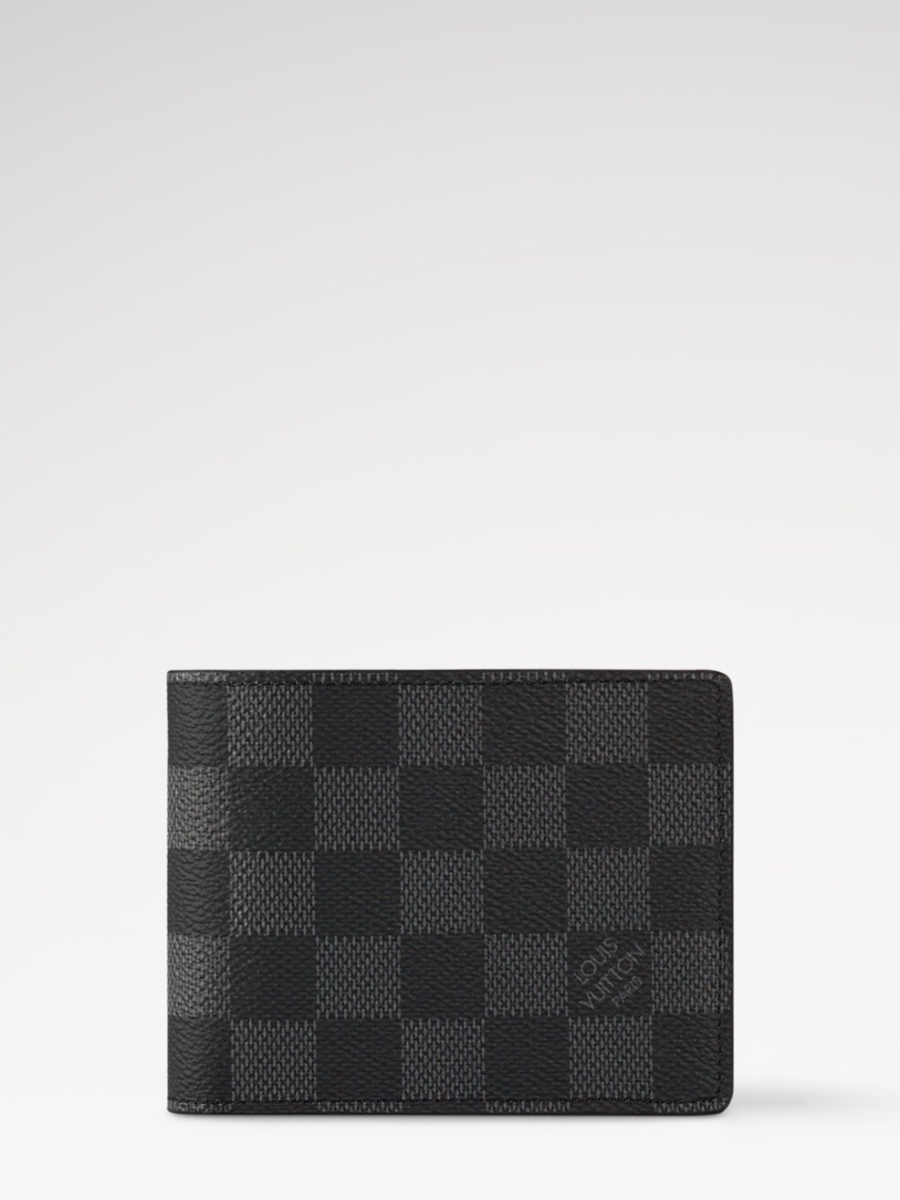 Louis Vuitton Damier Graphite Compact Bi-Fold Wallet - Black